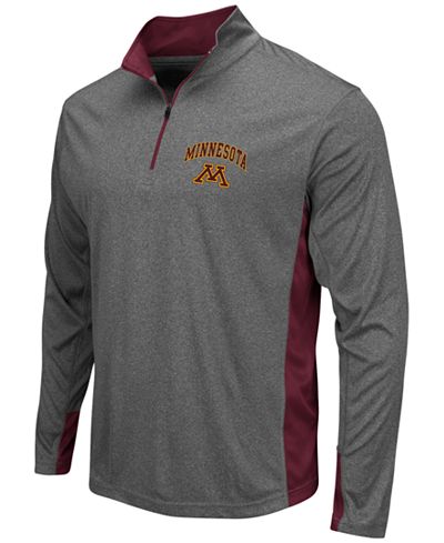 Colosseum Men's Minnesota Golden Gophers Ridge Runner Quarter-Zip Pullover