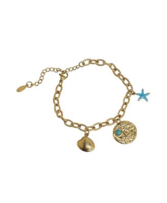 Women's Gold-Tone Celestial Charm Bracelet