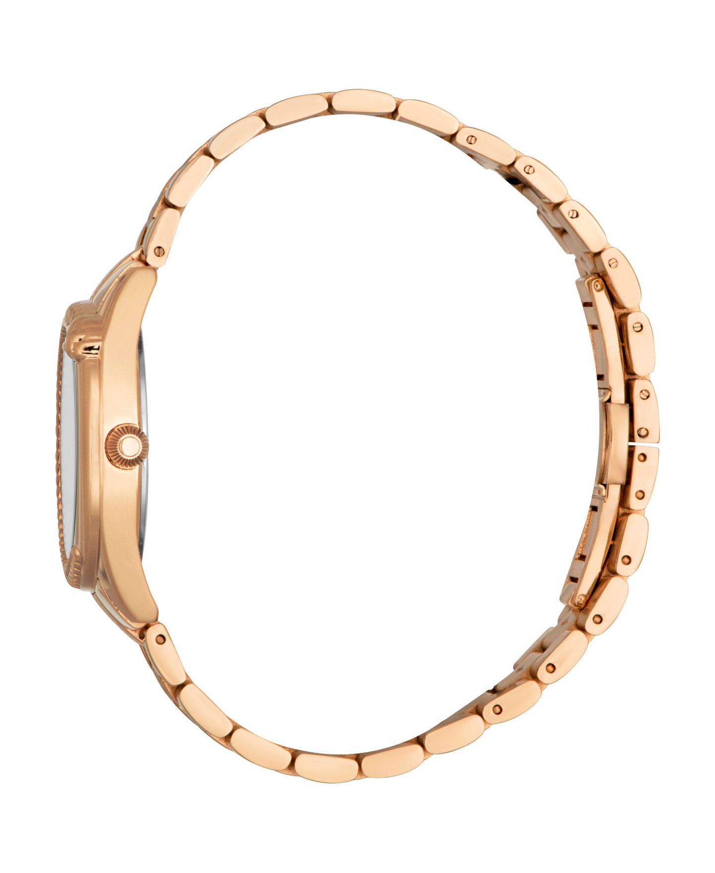 Женские часы Roberto Cavalli Women Snake Core Quartz IP Rose Stainless Steel Bracelet Watch, цвет: Розовый — фото 3