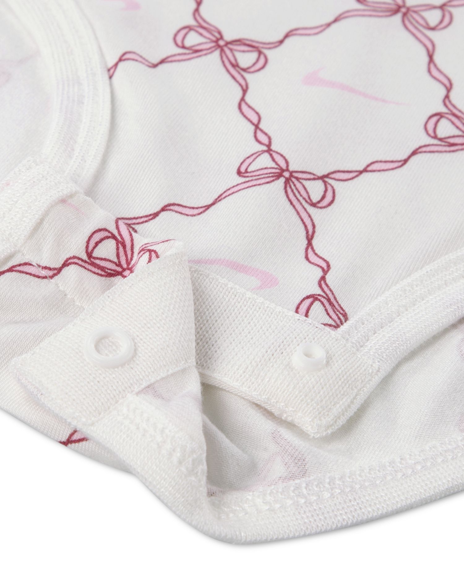 Baby Girls' Long-Sleeve Bow-Print Bodysuit, Pants and Headband, 3-Piece Set