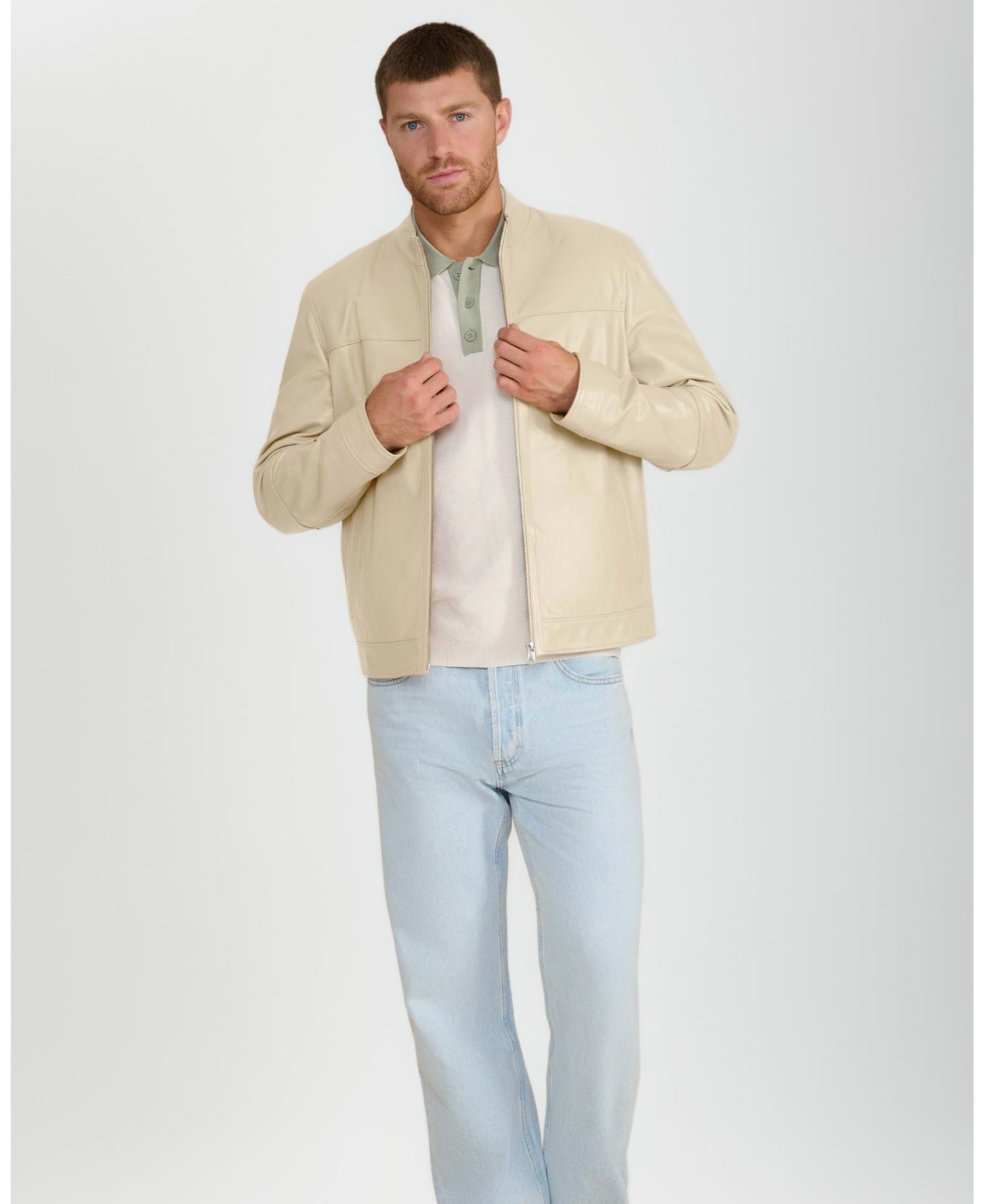 Men's Otis Racer Leather Jacket