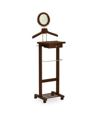 Vanity Valet Stand, Mirror Drawer Tray Hanger