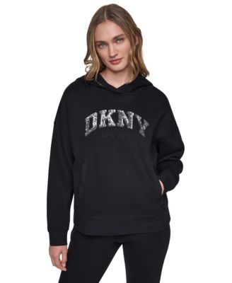 Women's Varsity Sequin Pullover Hoodie