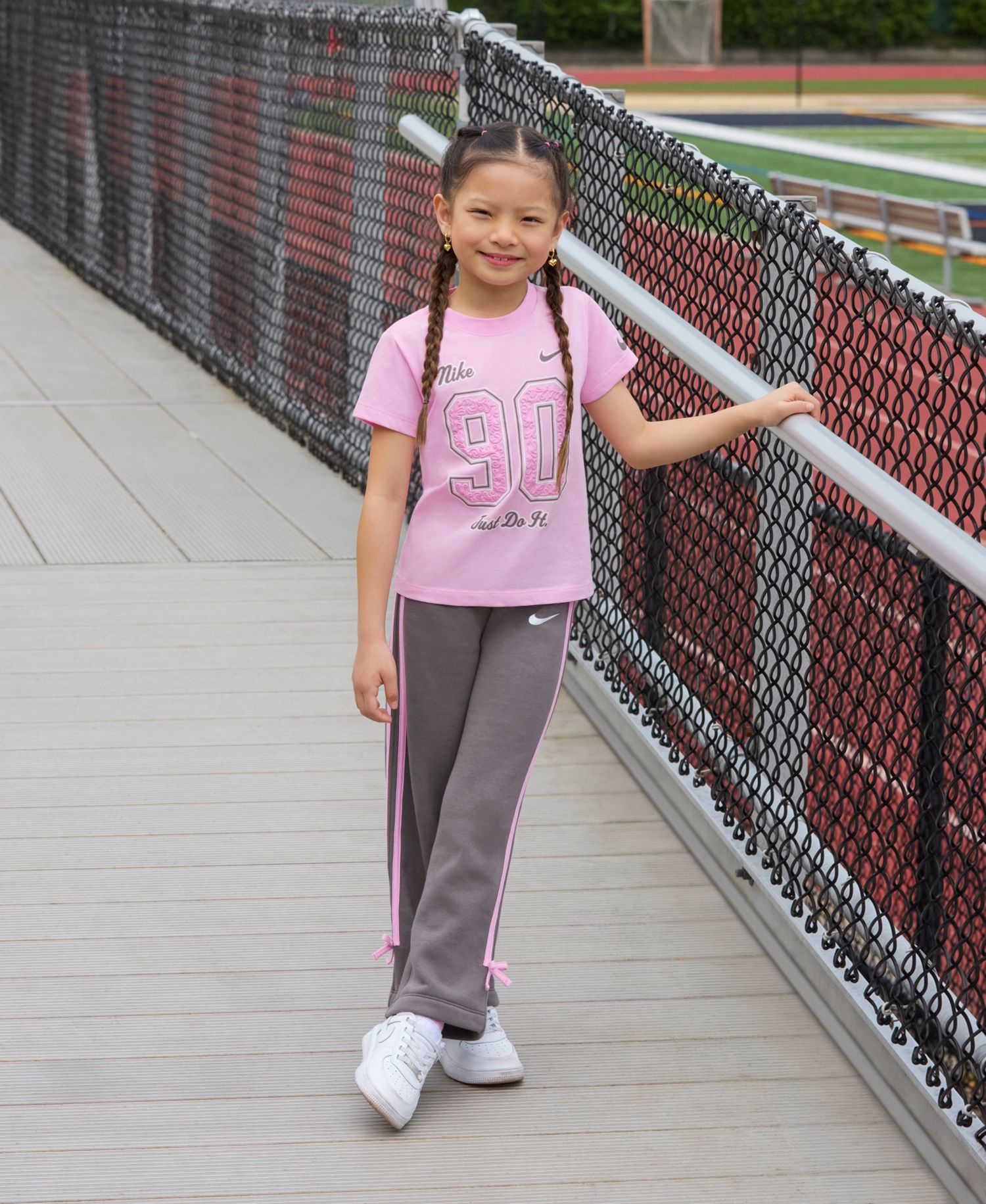 Girls' 4-6X Bow-Detail Wide-Leg Pants
