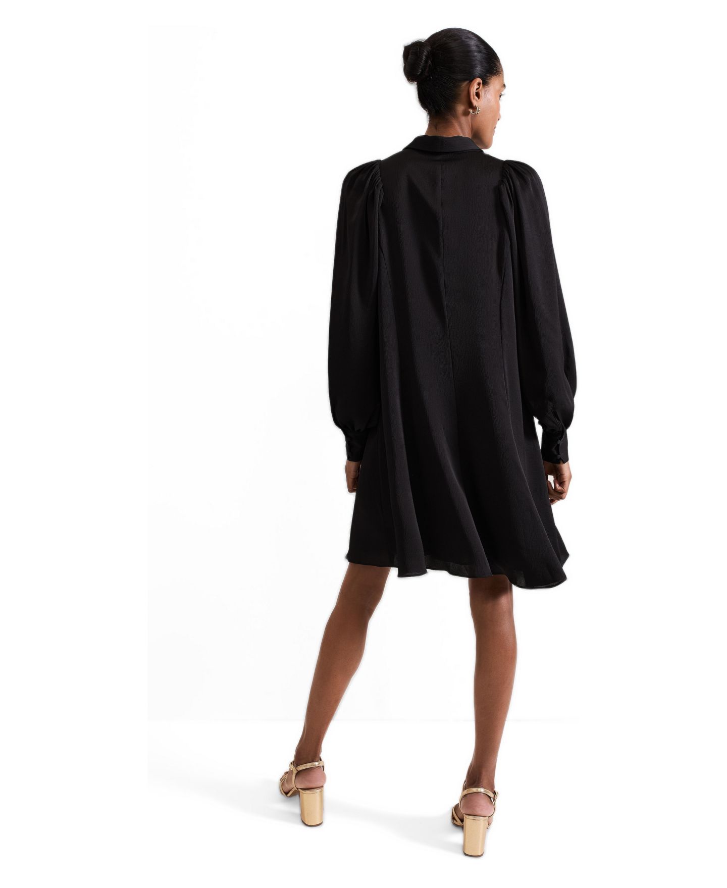 Женское платье Phase Eight Tila Puff-Sleeve Embellished Shirt Dress — фото 3