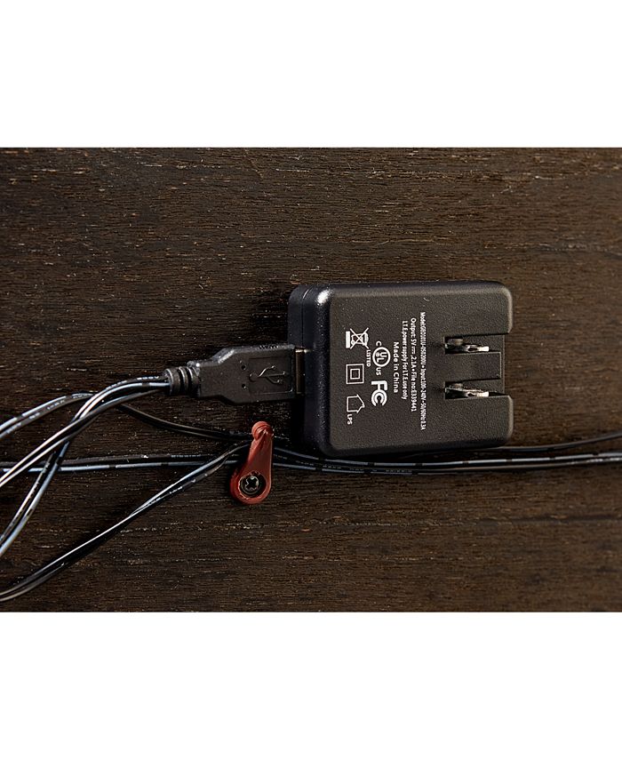 Furniture Closeout! Fairbanks Queen Bed with USB Outlets, Created for Macy's Macy's