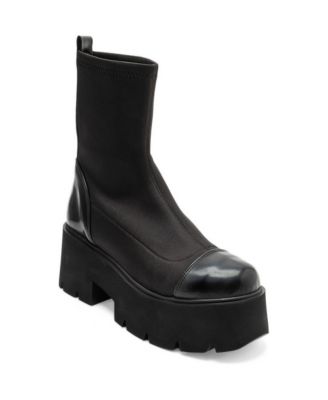 Women's Jadelina Scuba Platform Sock Boot 