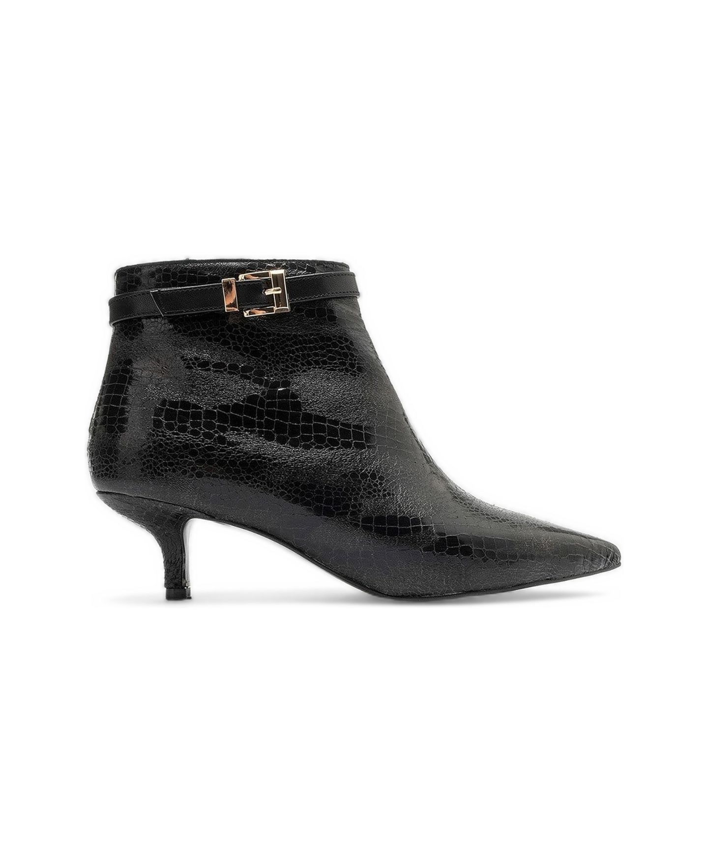 Женские ботинки Prologue Shoes Juxon на низком каблуке, цвет: Чёрный — фото 2