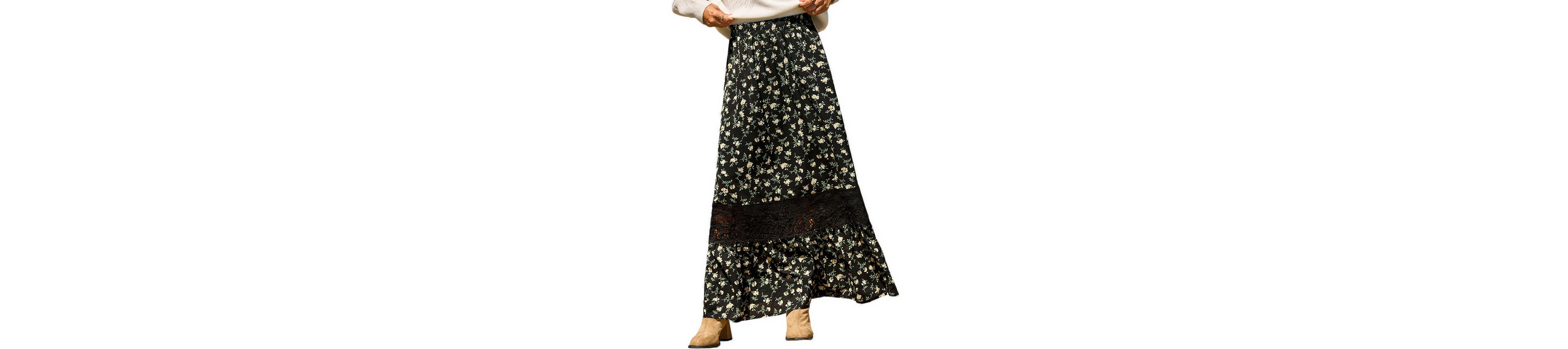 Cupshe Women's Picked for You Maxi A-Line Lace Skirt