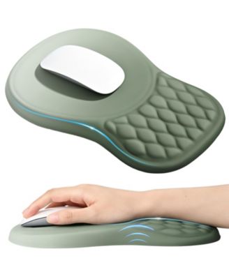 Dual Slope Ergonomic Honeycomb-Massage Wrist Rest Mouse Pad Compatible with All Mouse Types