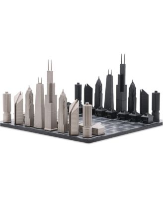 Chicago Edition 32-Piece Chess Set, Ages 12+