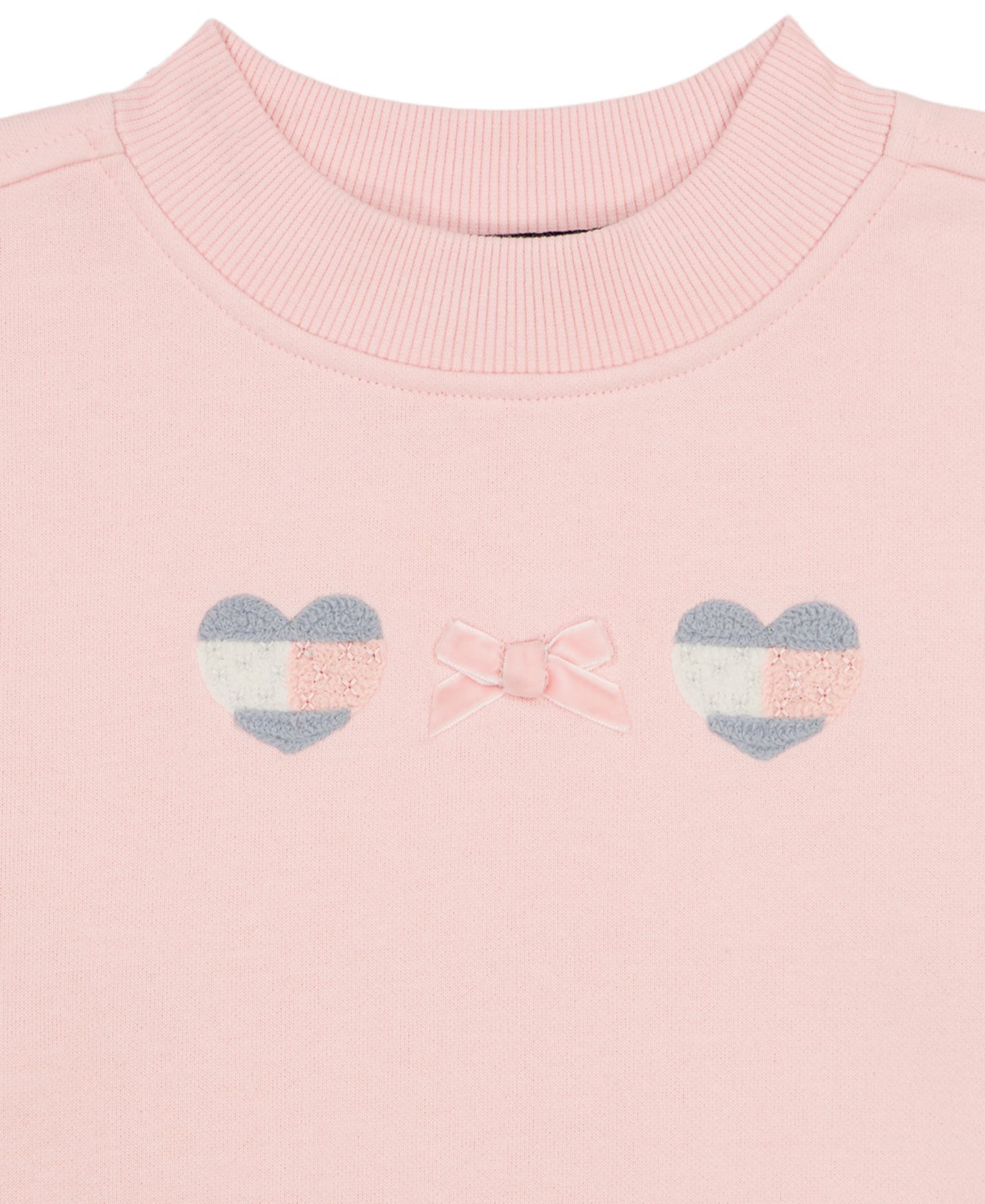 Толстовка Tommy Hilfiger Mock-Neck Drop-Shoulder Ribbed-Thumbhole Cuffs для девочек, цвет: Lotus — фото 3
