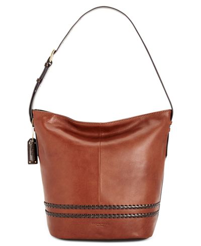 Tignanello Classic Boho Vintage Leather Bucket Bag - Handbags & Accessories - Macy&#39;s