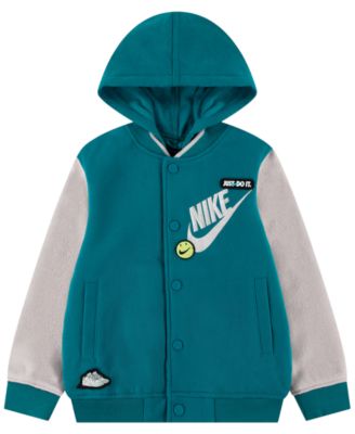 Boys' 2T-7 Hooded Varsity Long-Sleeve Jacket