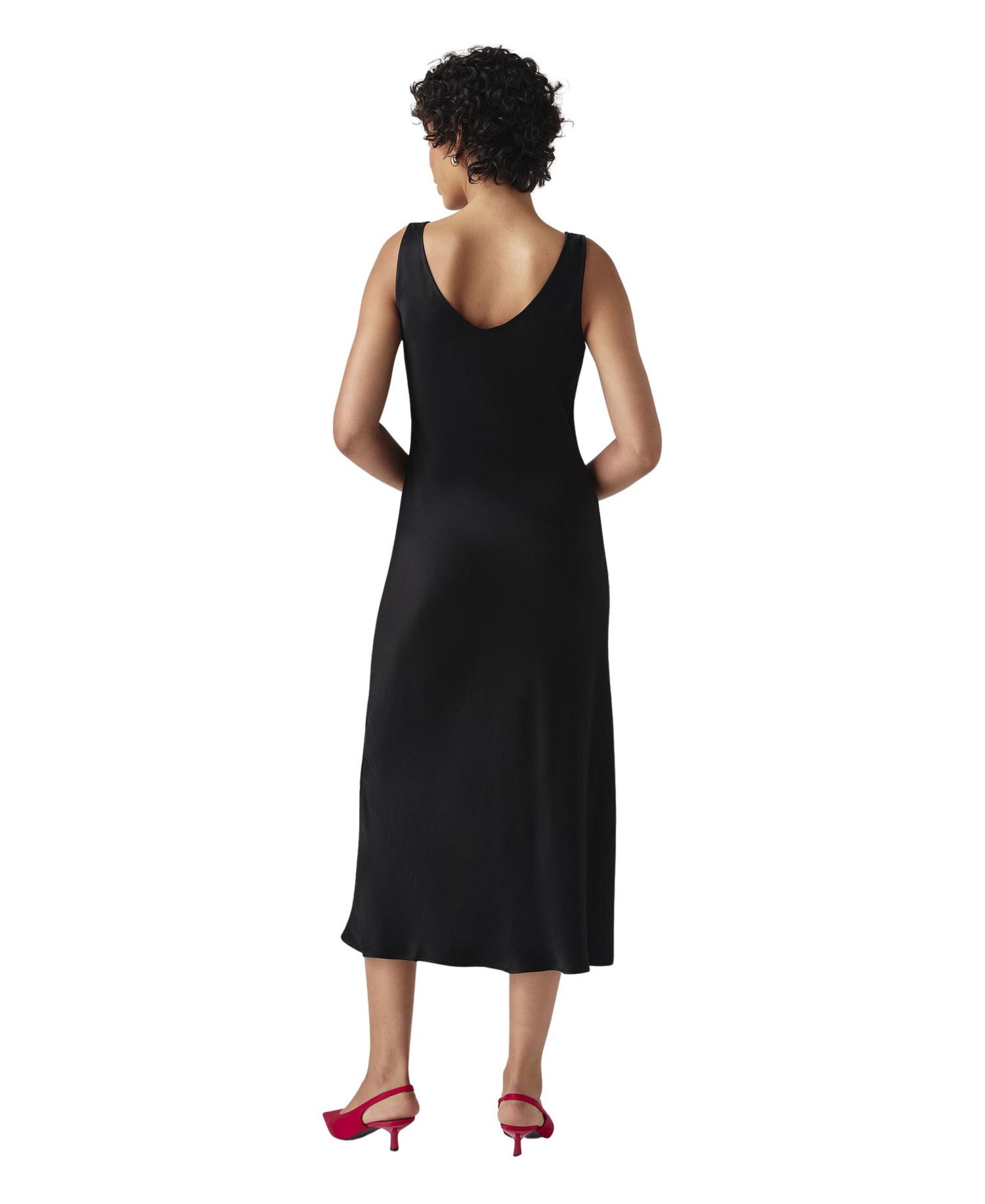 Women's Arya Cowl Neck Midi Slip Dress