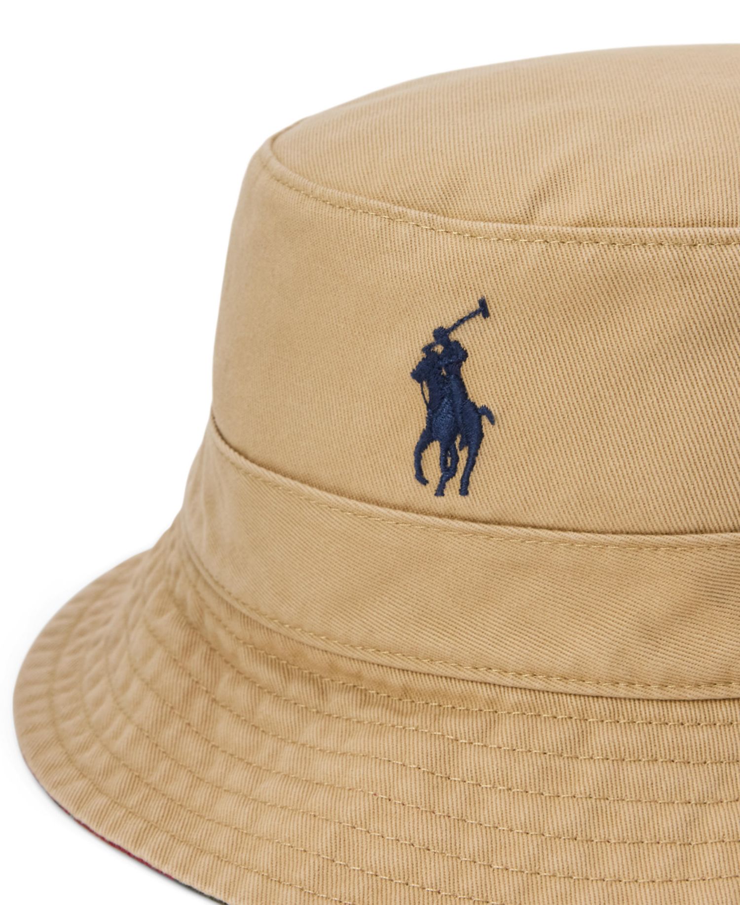 Men's Cotton Reversible Twill-Oxford Bucket Hat