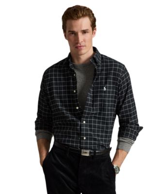 Men's Classic-Fit Button-Down Long-Sleeve Shirt