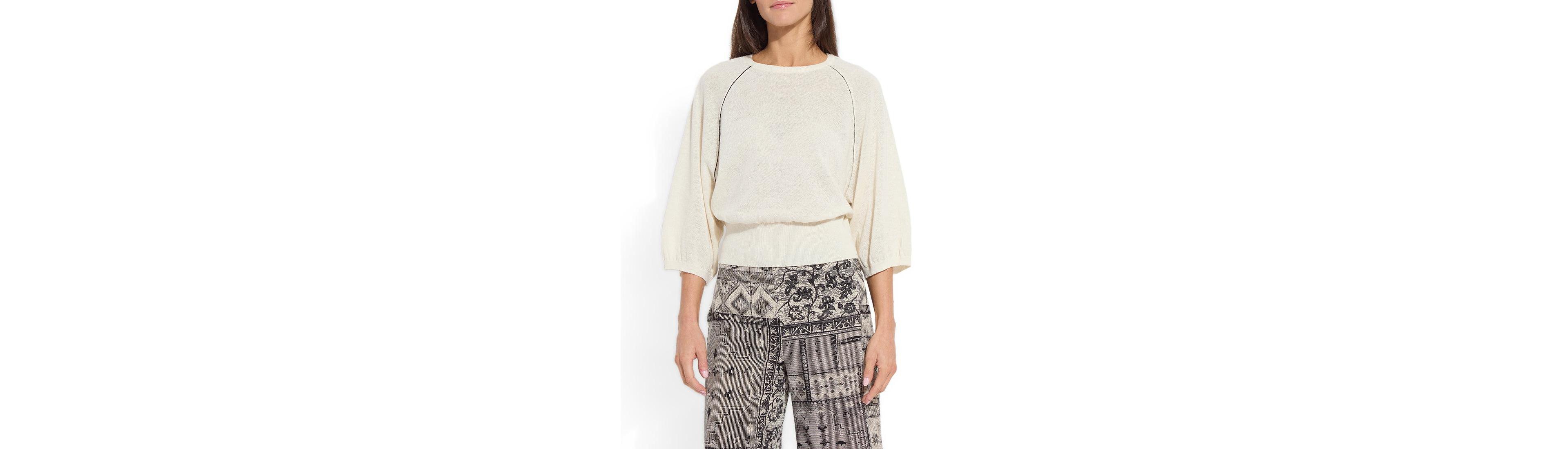 Lysse Women's Anabela Oversized Lightweight Raglan Long-Sleeve Linen-Cotton-Blend Sweater