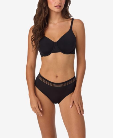 Бра Second Skin Minimizer, на косточках, полное покрытие — Le Mystere, цвет: Чёрный