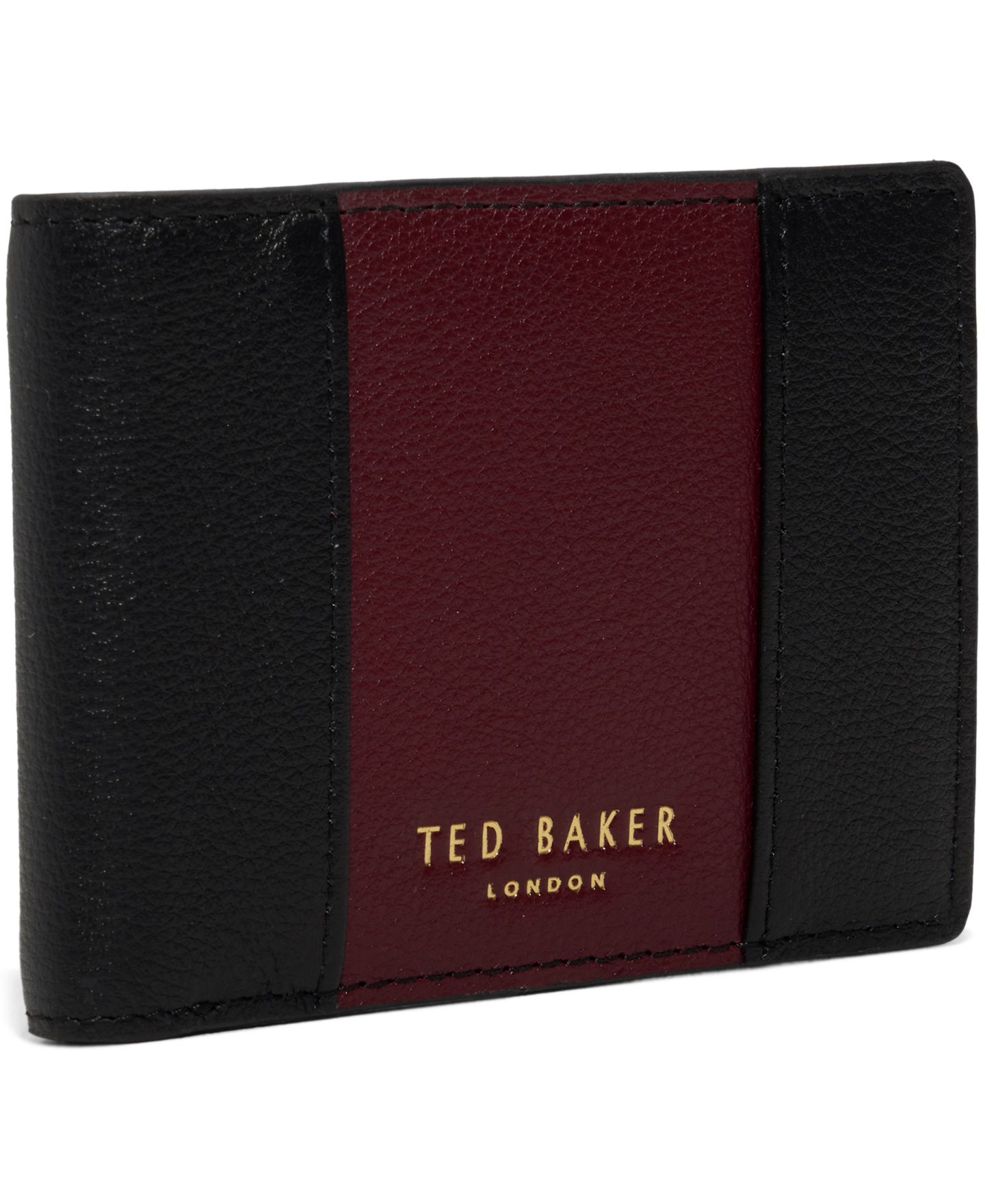 Мужской кошелёк Ted Baker Corston Leather Bifold Wallet, цвет: Чёрный — фото 4