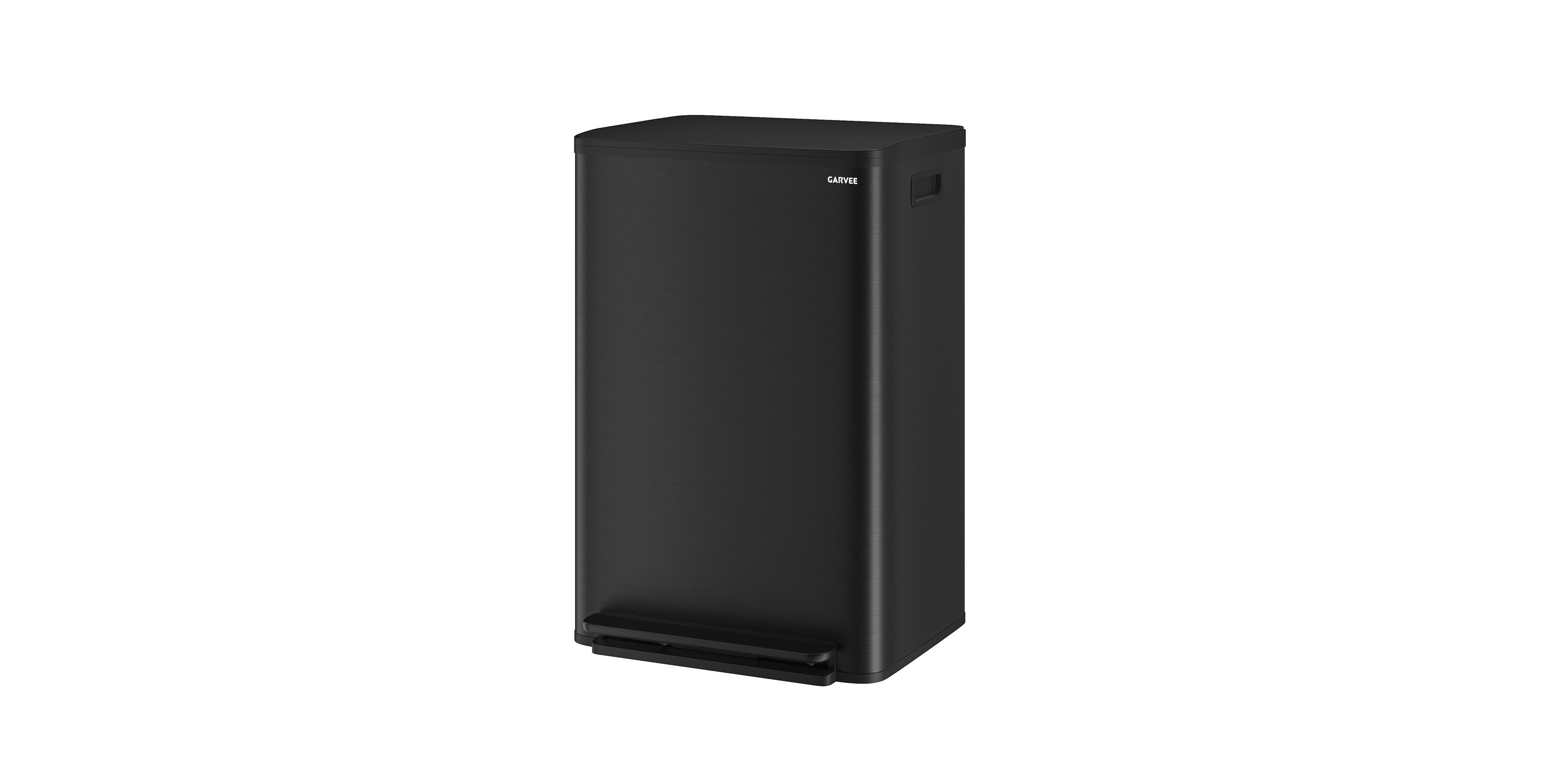 gaomon 13 Gallon Step-on Trash Can Kitchen Garbage Bin with Removable Inner Buckets