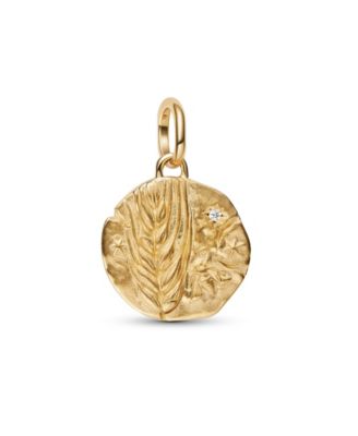ME Cubic Zirconia Wheat Charm