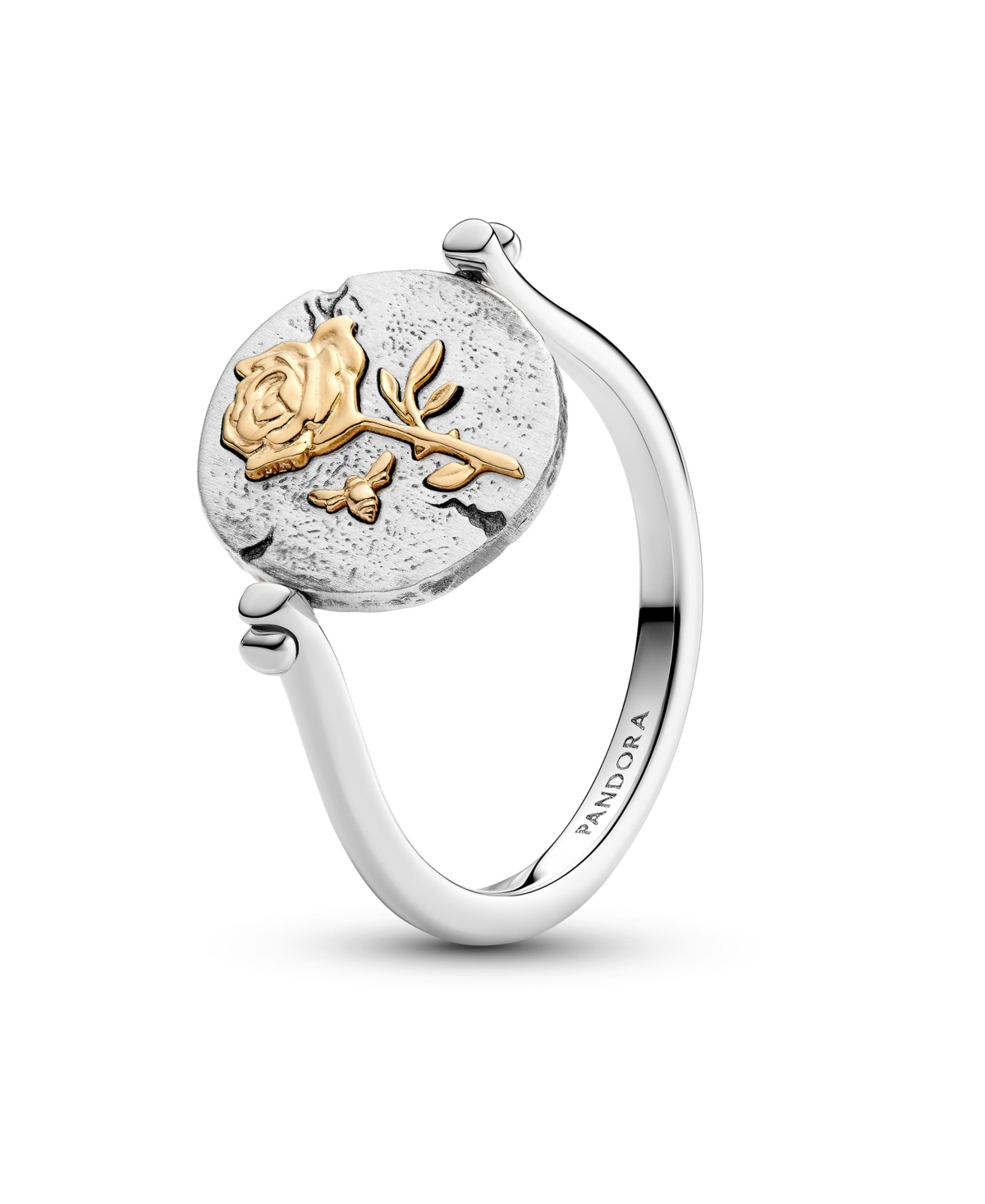 Pandora Two-Tone Rose Ring