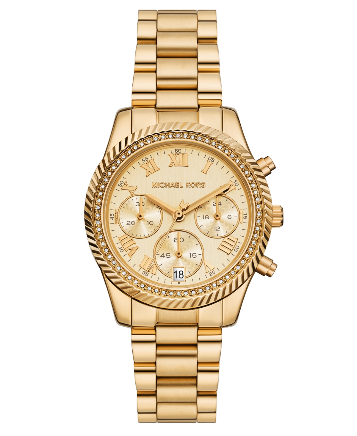 Michael Michael Kors Women's Quartz Luxury Lexington Stainless Steel Watch 36mm - Gold