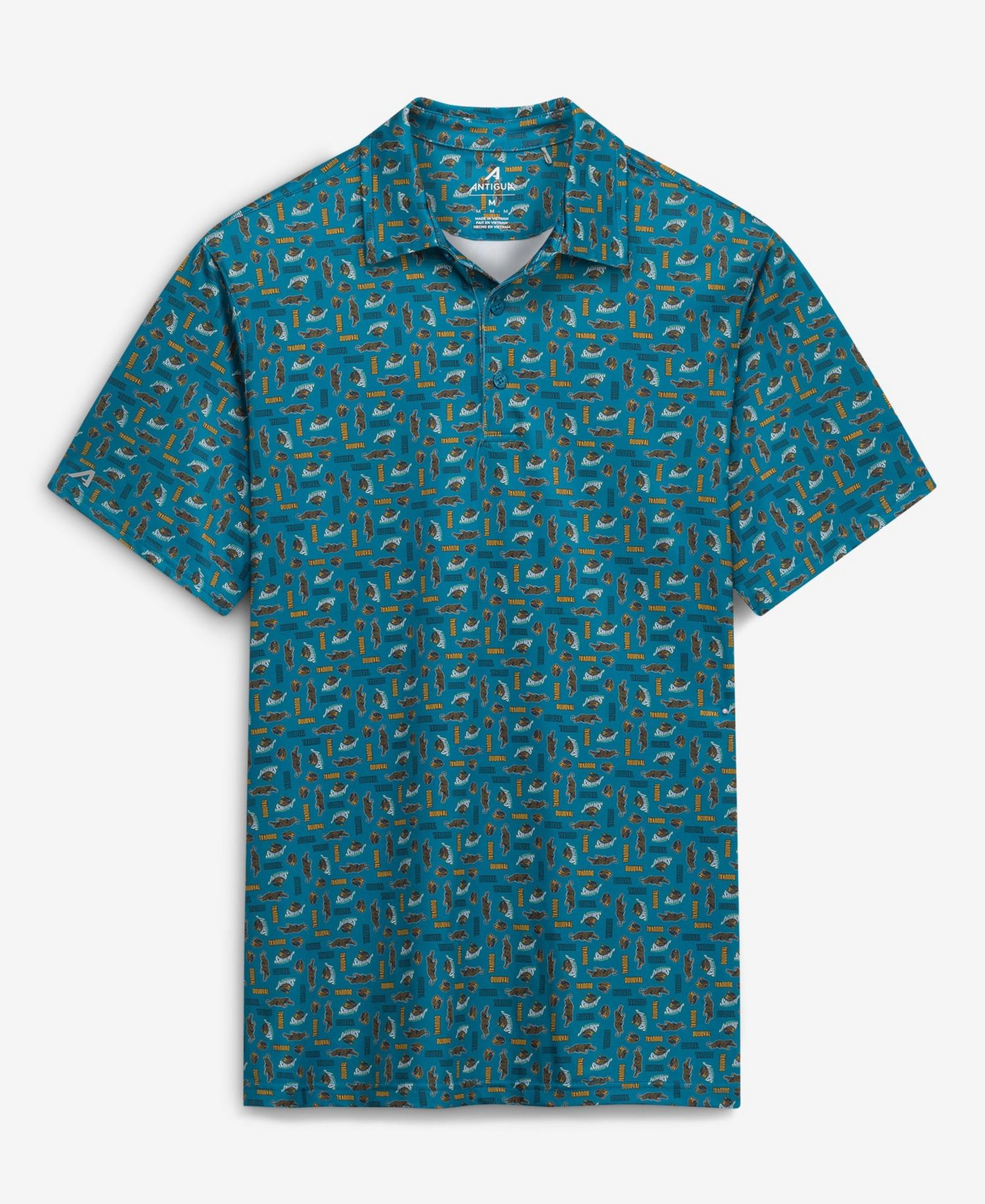 Men's Teal Jacksonville Jaguars Season Tickets Polo