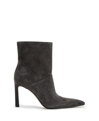 Jessica Suede Pointed-Toe High-Heel Booties