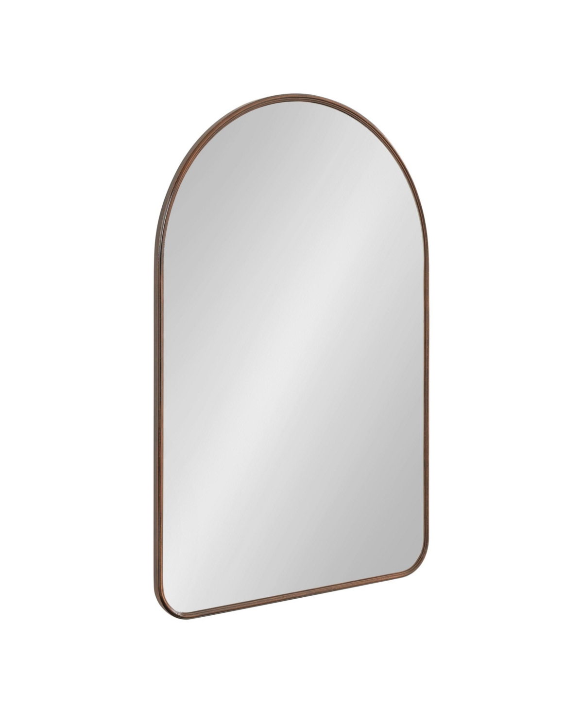 Kate and Laurel Caskill Framed Arch Wall Mirror for Over Sink, Easy to Hang, Living Room Wall Decor, Bedroom Mirror Option