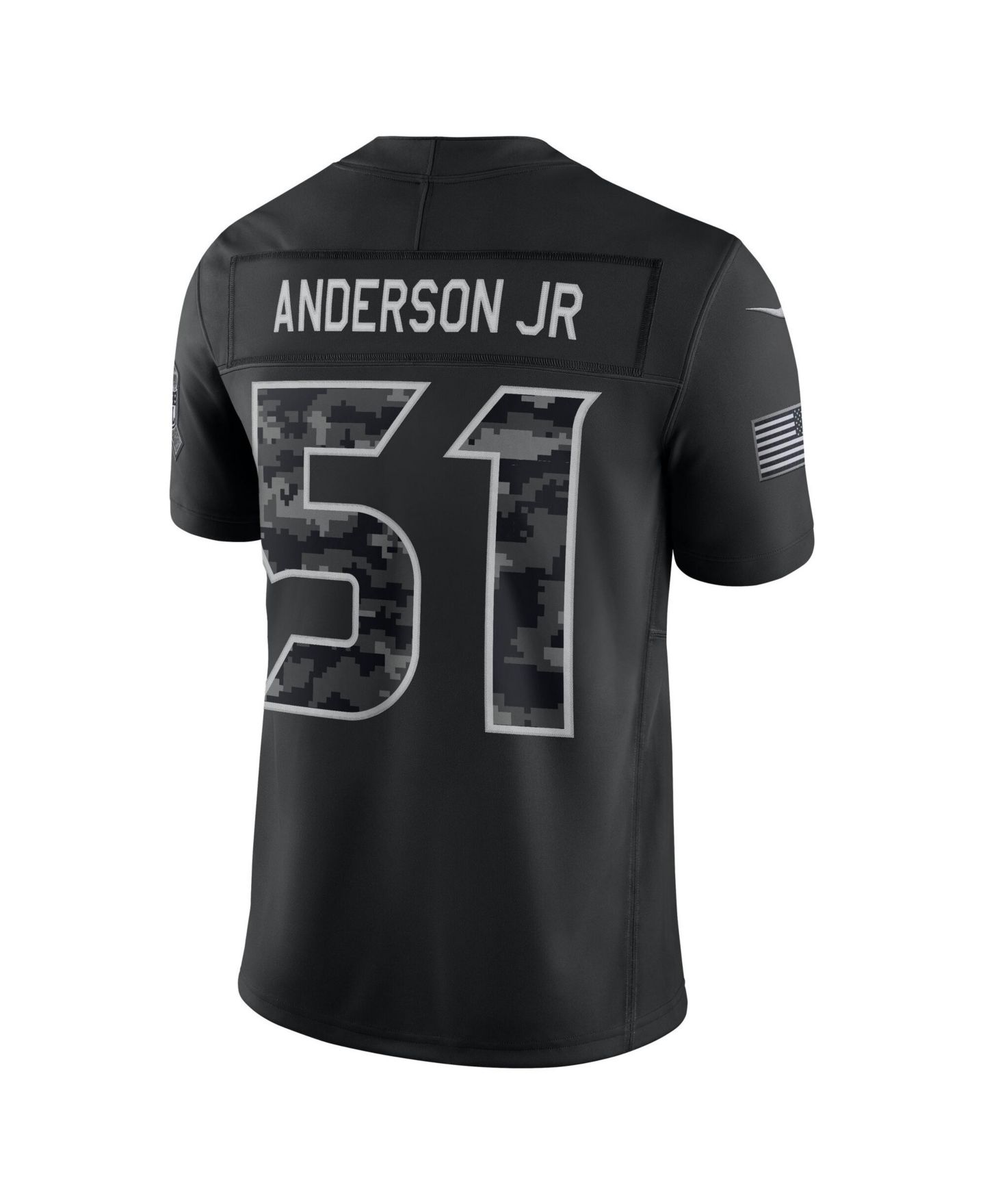 Мужской топ Nike Will Anderson Jr. Black Houston Texans 2026 Salute to Service Limited Jersey — фото 3