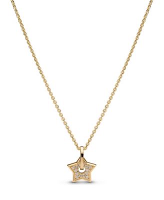 Lab-Grown Diamond Star Pendant Necklace (0.03 ct. t.w.) in 14k Gold
