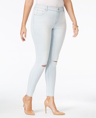 Body Sculpt by Celebrity Pink Trendy Plus Size The Slimmer Skinny Jeans