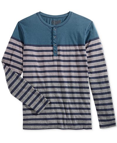 Retrofit Men's Stripe Henley Shirt