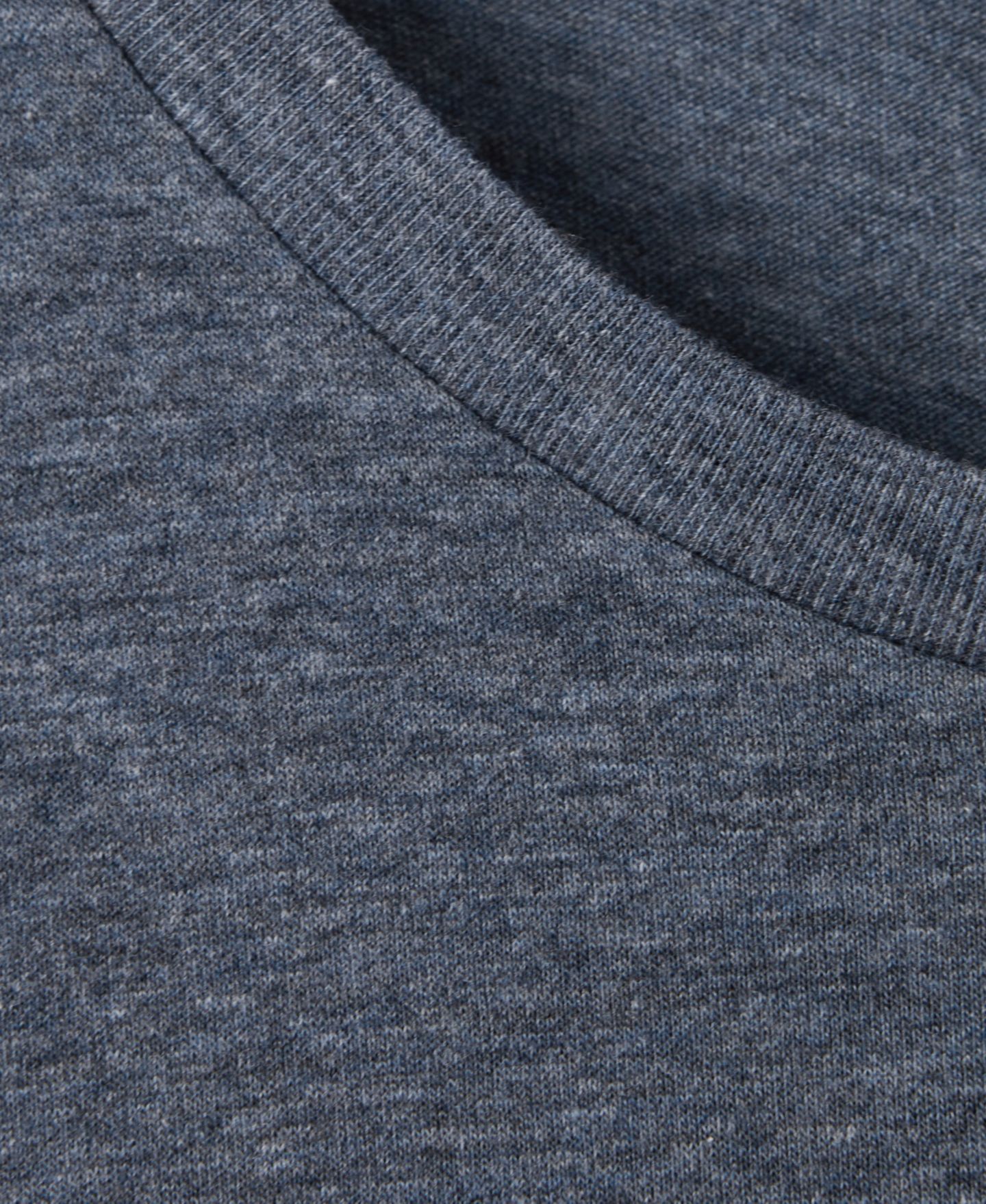 Мужская футболка REISS Bless Regular-Fit Crew Neck, цвет: Синий меланжевый — фото 3