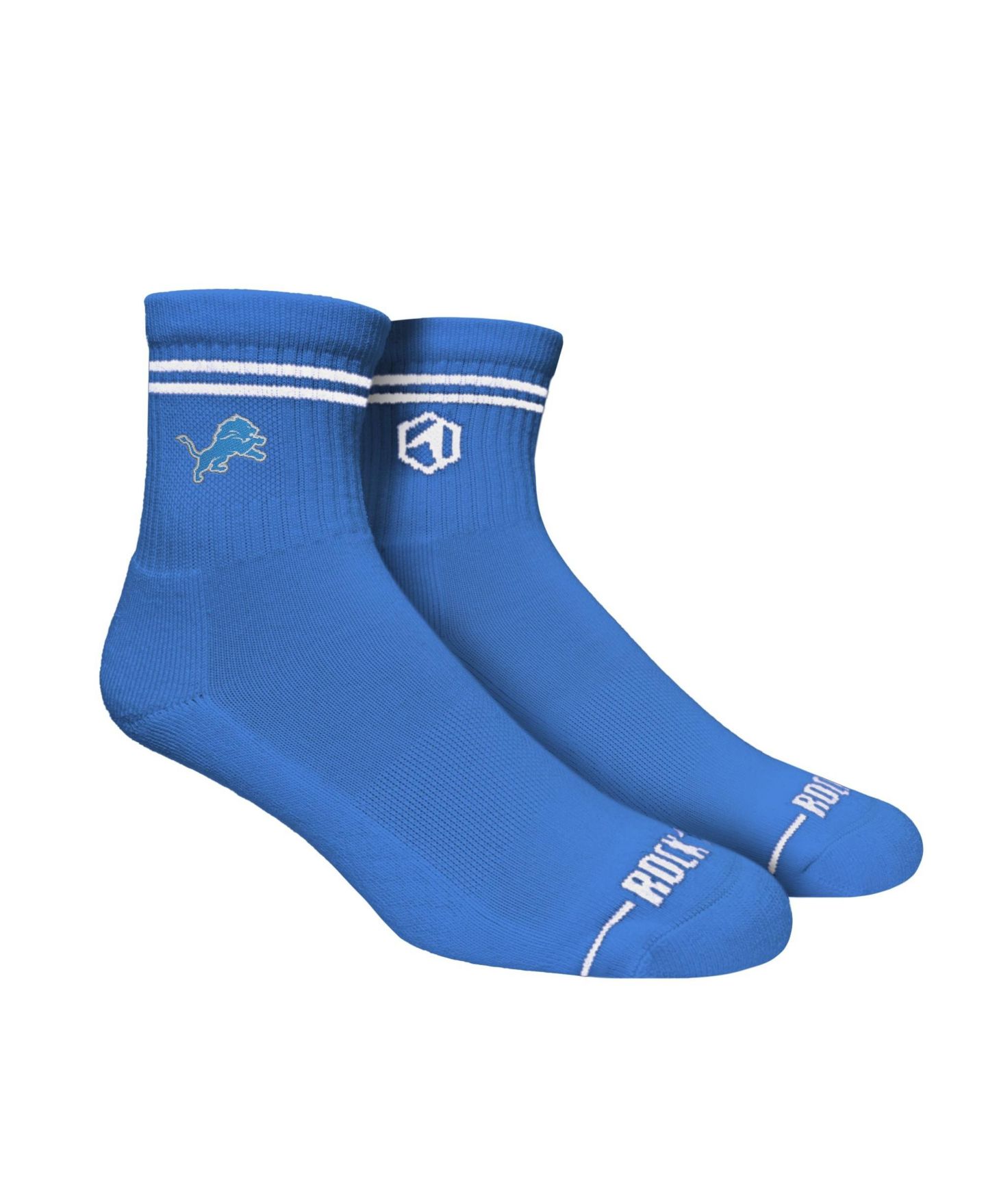 Носки Rock Em Socks Detroit Lions Casual Stripe до середины голени, унисекс — фото 1