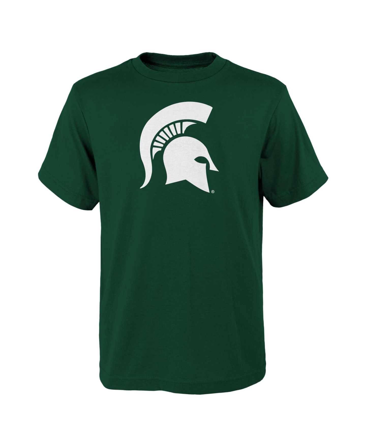 Детская футболка Outerstuff Green Michigan State Spartans Primary Logo — фото 1