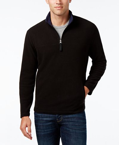 Club Room Men's Micro Fleece Pullover, Only at Macy's