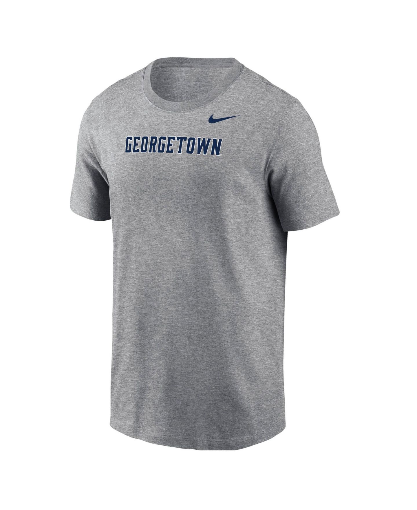 Мужская футболка Nike Gray Georgetown Hoyas Primary Logo — фото 2