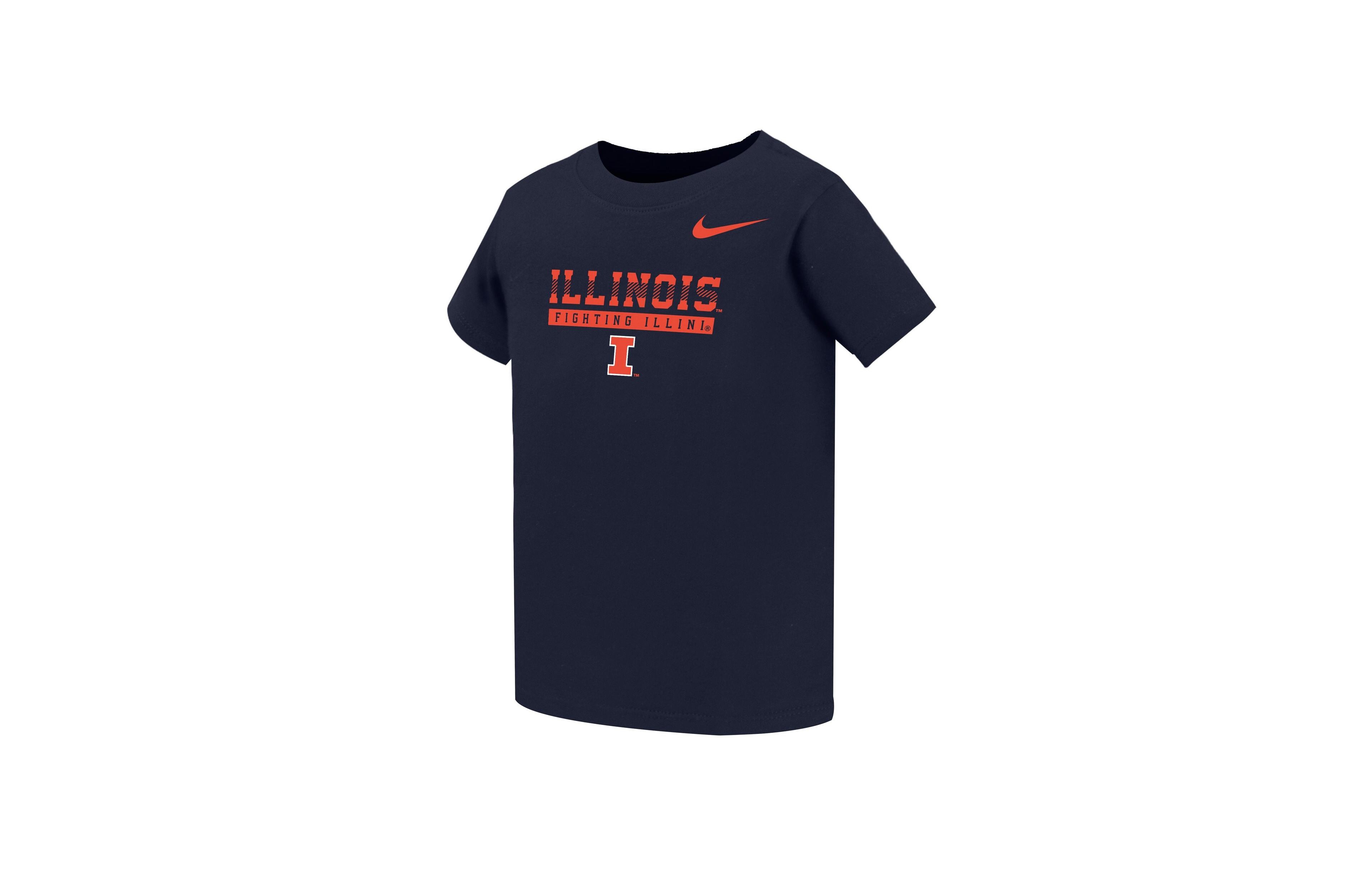 Nike Boys' and Girls' 2T-5T Illinois Fighting Illini Name Bar Legend Screen Print Athletic-Fit T-Shirt