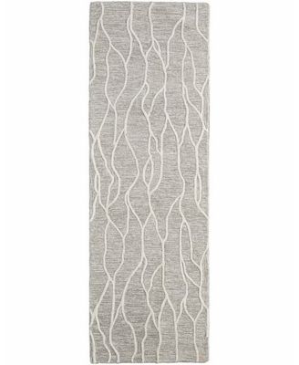 Enzo R8734 Ivory 2'6" x 8' Runner Rug