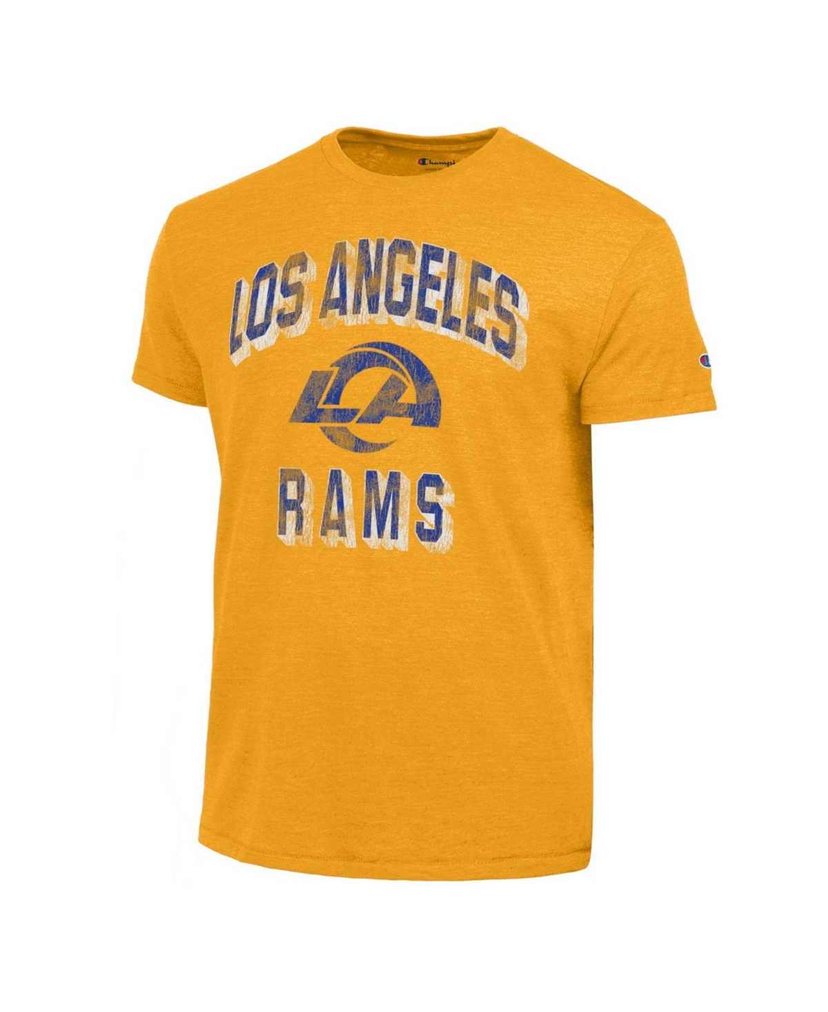 Champion Men's Ultimate Los Angeles Rams Tri-Blend T-Shirt - Gold