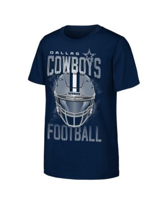 Big Boys and Girls Navy Dallas Cowboys Full Gear T-Shirt