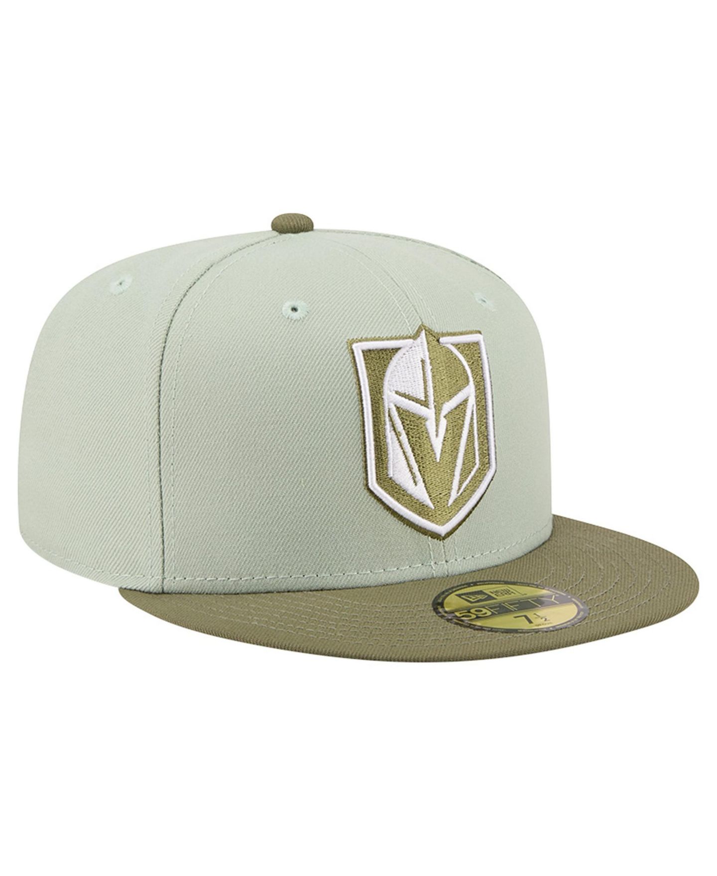 Мужские головные уборы New Era Sage Green/Olive Vegas Golden Knights Color Pack 59FIFTY Fitted Hat — фото 3