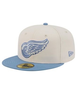 Men's Cream/Blue Detroit Red Wings Color Pack Two-Tone 59FIFTY Fitted Hat