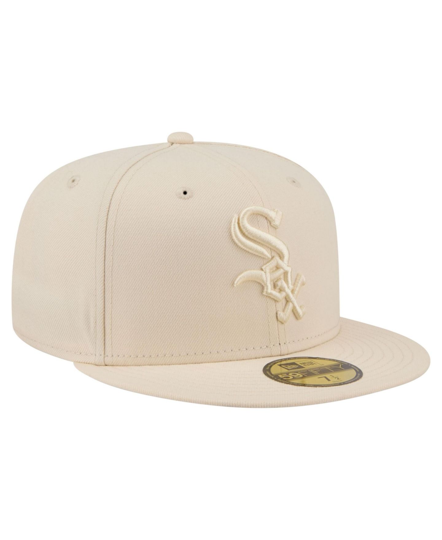 Мужские головные уборы New Era Cream Chicago White Sox Color Pack 59FIFTY Fitted Hat — фото 3