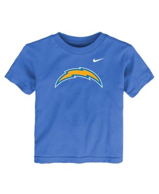 Toddler Powder Blue Los Angeles Chargers Logo T-Shirt