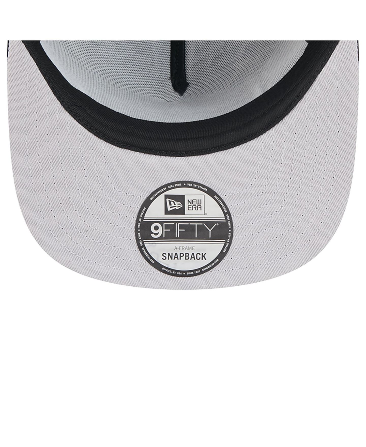 Мужская кепка New Era Black Dallas Cowboys Bolt A-Frame 9FIFTY Snapback Hat — фото 5