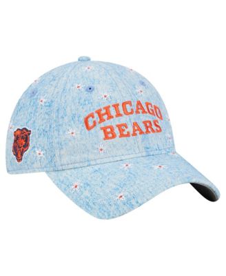 Women's  Denim Chicago Bears Daisy 9TWENTY Adjustable Hat